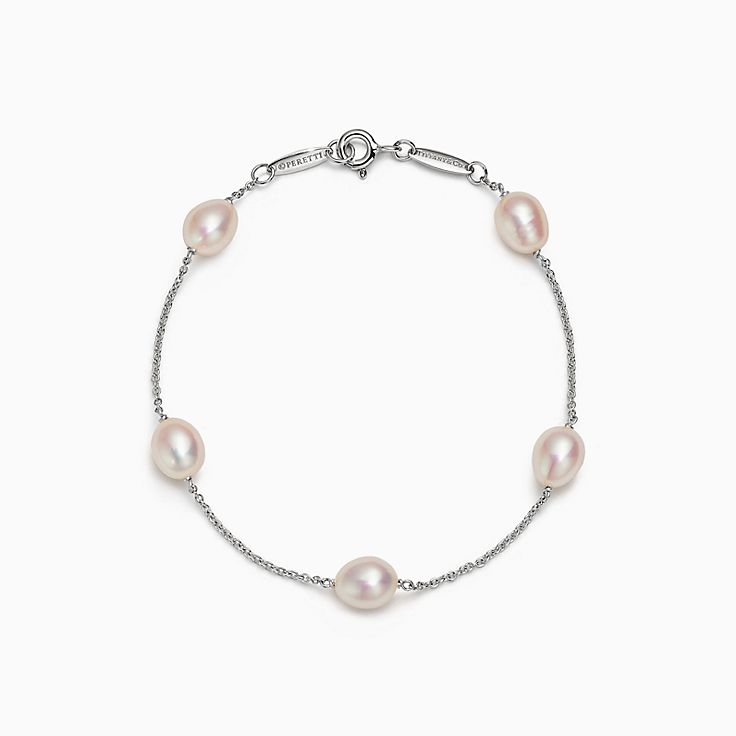 Sterling Silver Bracelets with Pearls | Tiffany & Co.