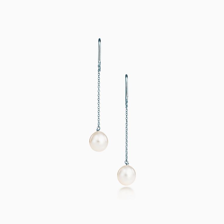 tiffany and co pearl drop earrings