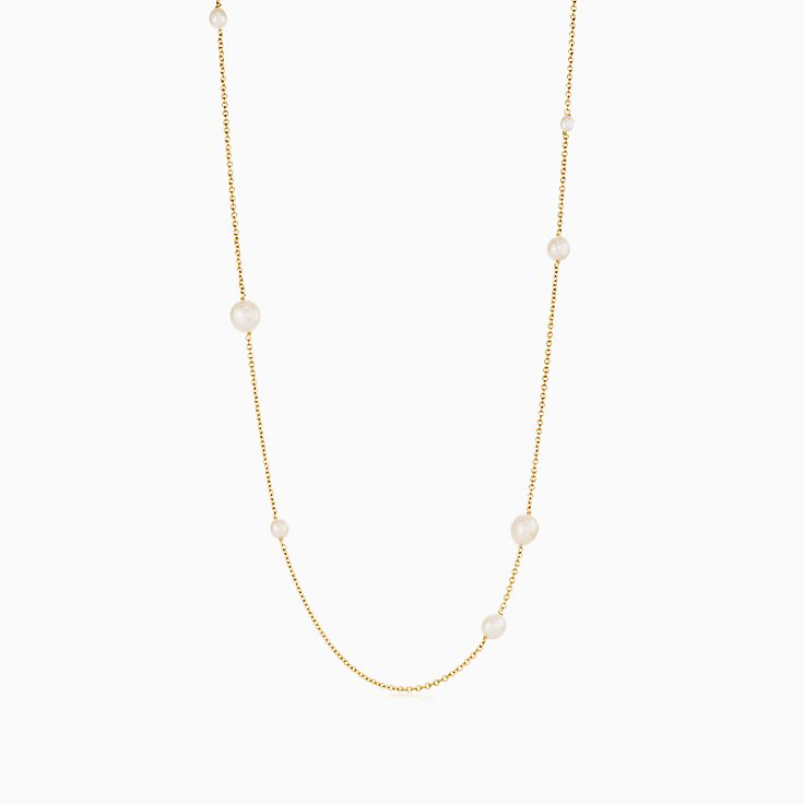 tiffany gold plated necklace