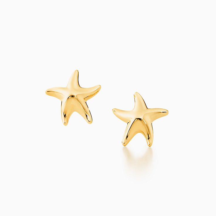 Tiffany deals gold earrings