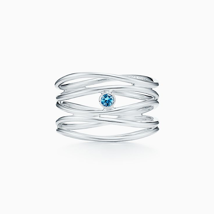 Elsa Peretti®:Wave Five-row Ring