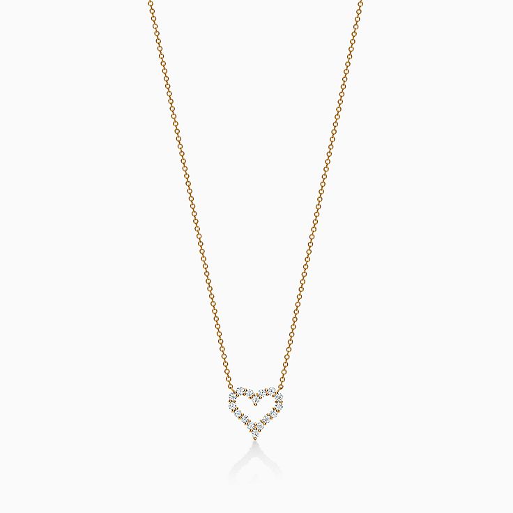 Open Heart Diamond Pendant | Jewellery by Spektor