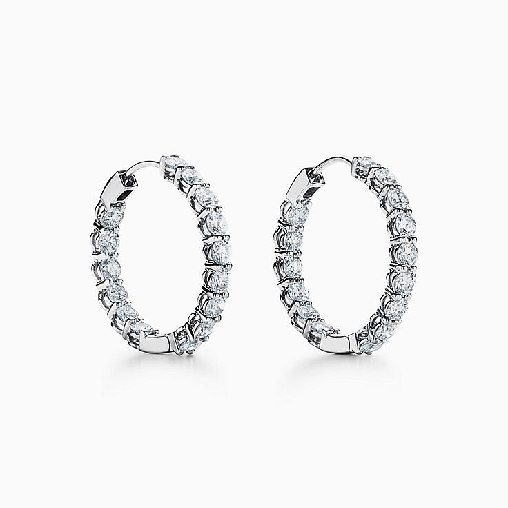 Real deals platinum earrings