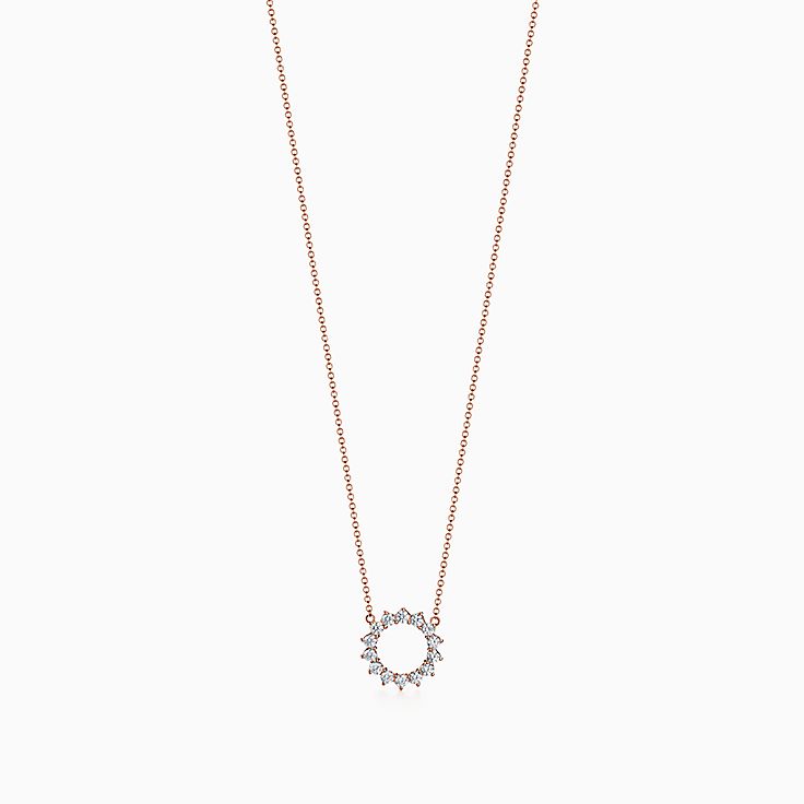 tiffany open circle pendant