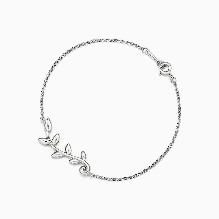 Bracelet Vintage Couleur Or – Motif Feuille De Vigne – Signé « Il était Une Fois » – Très Bon état