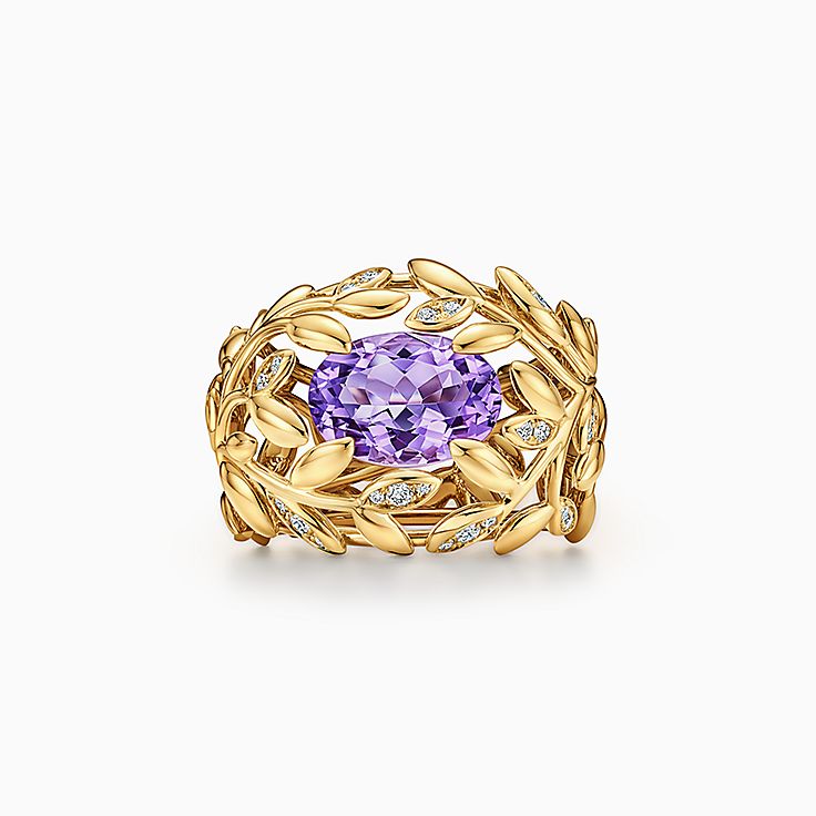 Paloma Picasso®:Olive Leaf Amethyst Ring