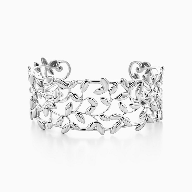 Paloma Picasso® Olive Leaf cuff in sterling silver, medium