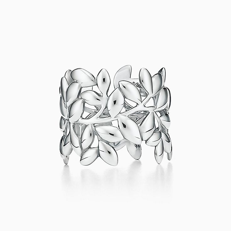 tiffany olive leaf bypass ring