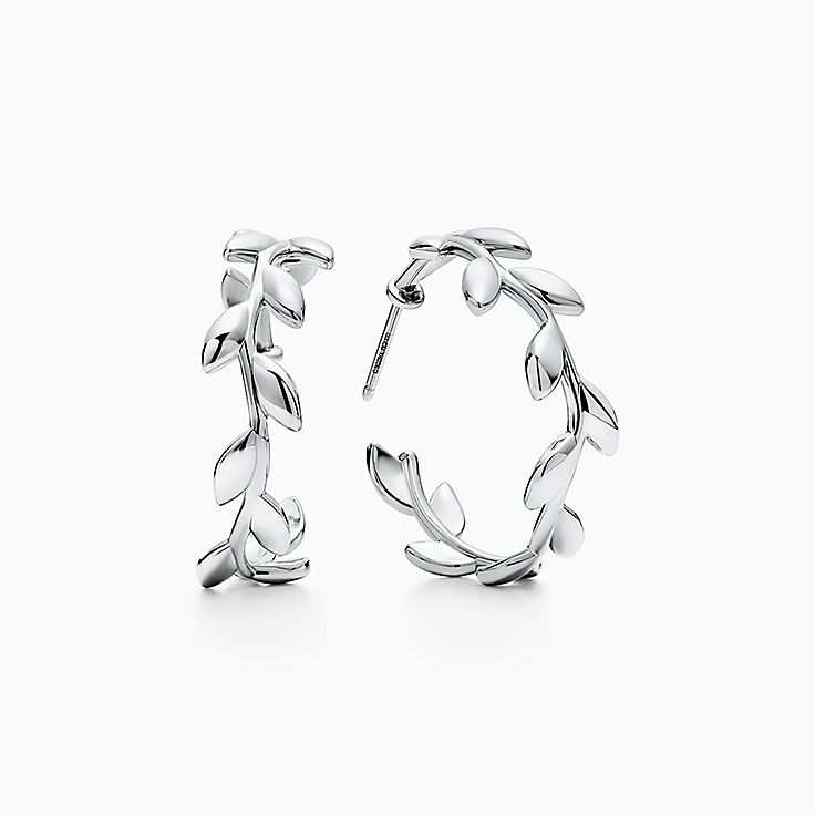 Paloma Picasso®:Olive Leaf Hoop Earrings