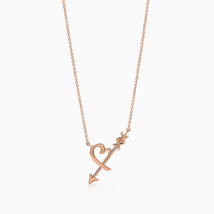 White gold arrow deals necklace