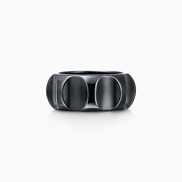 tiffany and co mens black ring