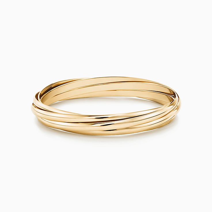 tiffany 18k gold bangle