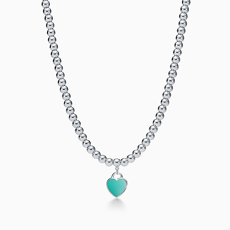 tiffany blue pendant necklace