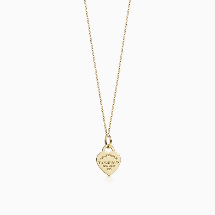 Gold return to tiffany necklace Clearance
