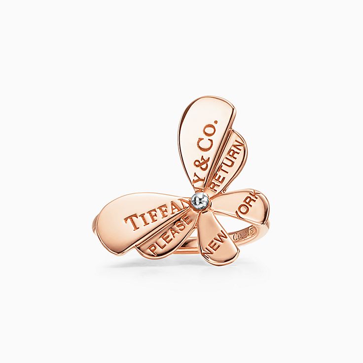 tiffany love ring rose gold