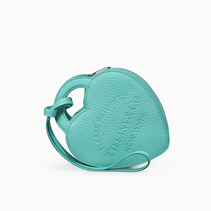 Tiffany T Card Case in Emerald Green colourblock Leather