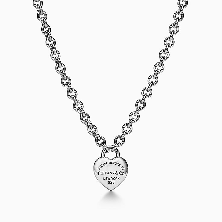 Return to Tiffany™:Colgante con cierre de pasador Full Heart
