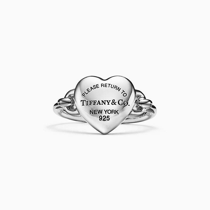 Anello heart hot sale signet tiffany