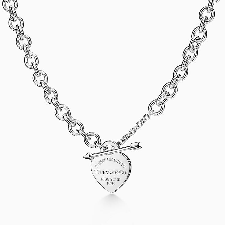 Return to Tiffany™:Halskette mit Herzanhänger „Lovestruck“