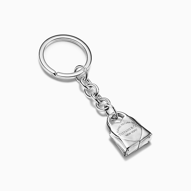 Tiffany heart deals key ring