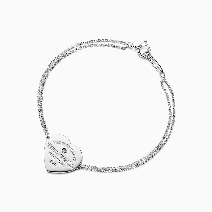 Tiffany & Co - Return to Tiffany Heart Tag Bracelet on Designer Wardrobe