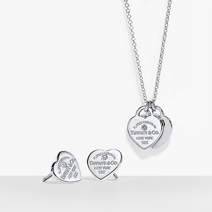 Return to Tiffany™ Love Lock Necklace in Silver