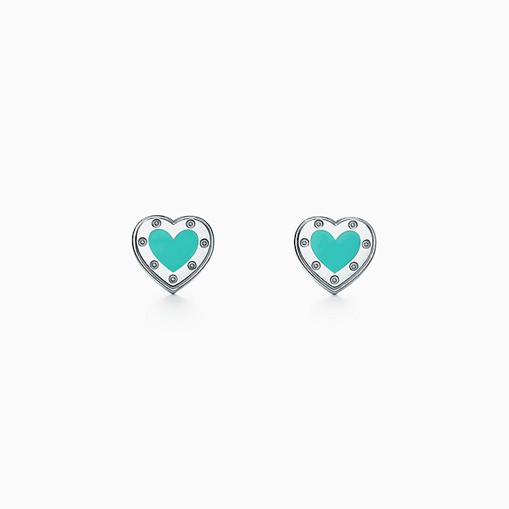 Return to Tiffany™:Love Tiffany Blue 心形耳環