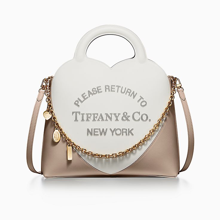 Tiffany & Co Blue Leather Backpack Genuine Fashion Bag Rare Limited