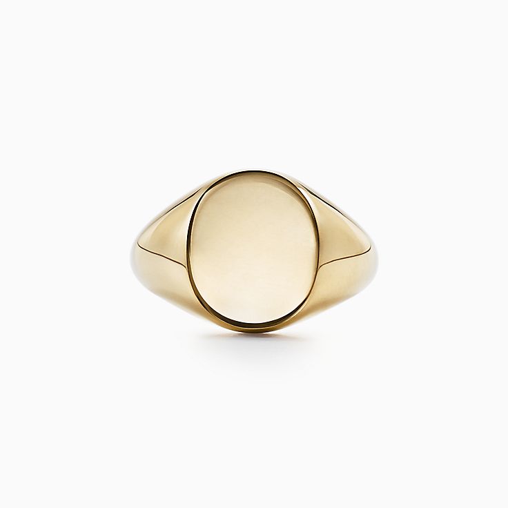 Tiffany 1837® Makers signet ring in sterling silver, 12 mm wide.
