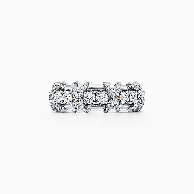 Tiffany Sixteen Stone リング ダイヤモンド | Tiffany & Co.