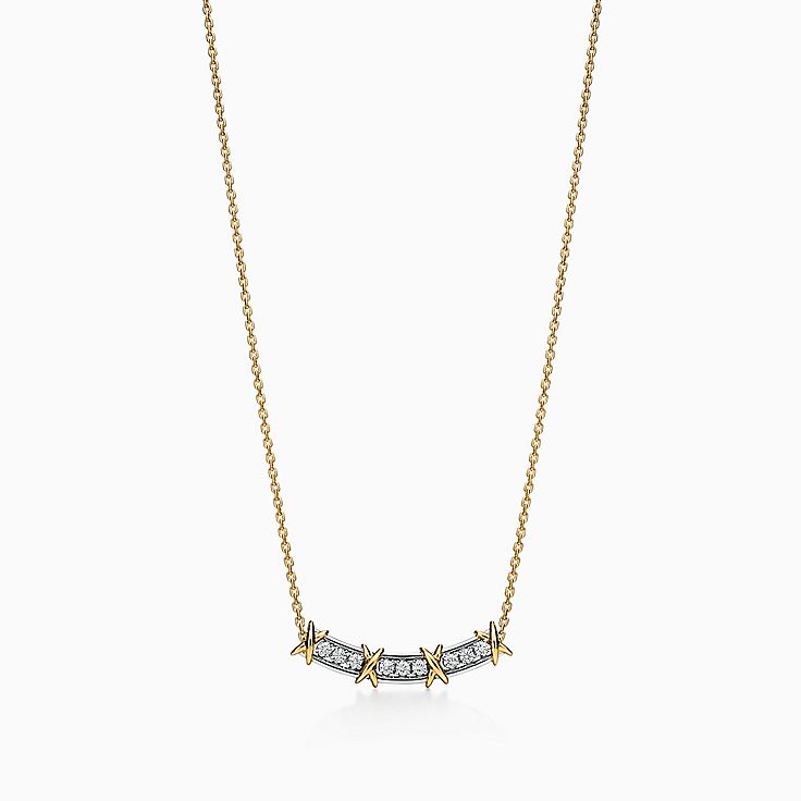 Sixteen Stone by Tiffany:Colgante angosto