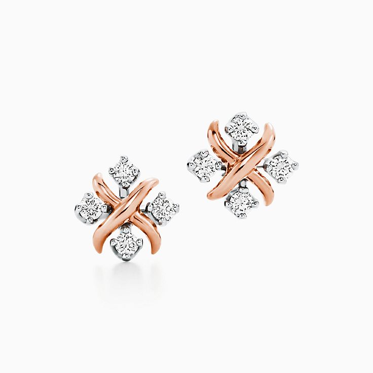 Sixteen&nbsp;Stone par Tiffany&nbsp;&&nbsp;Co.:Boucles d’oreille