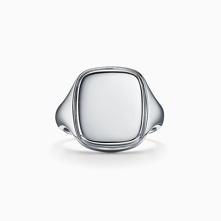 tiffany mens silver ring