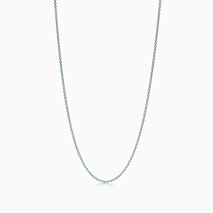 Silver chain shop necklace