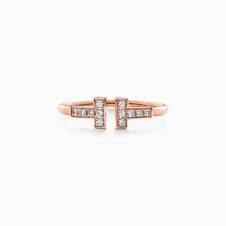 ティファニー T リング ローズ ゴールド | Tiffany & Co.