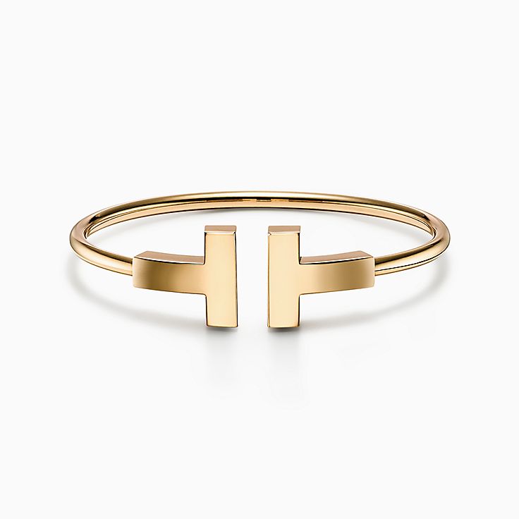 ティファニー T ゴールド ブレスレット | Tiffany & Co.