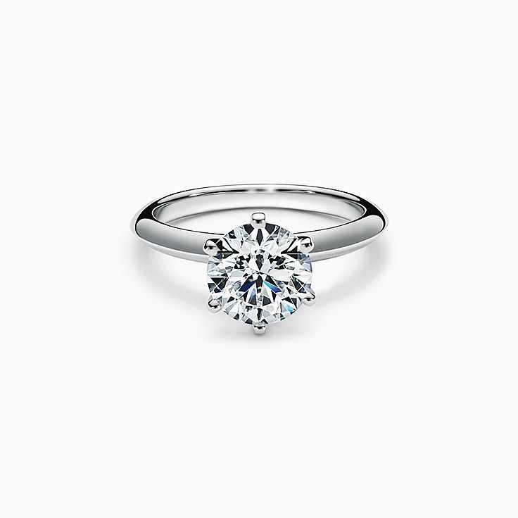 The Tiffany® Setting Engagement Ring in Platinum