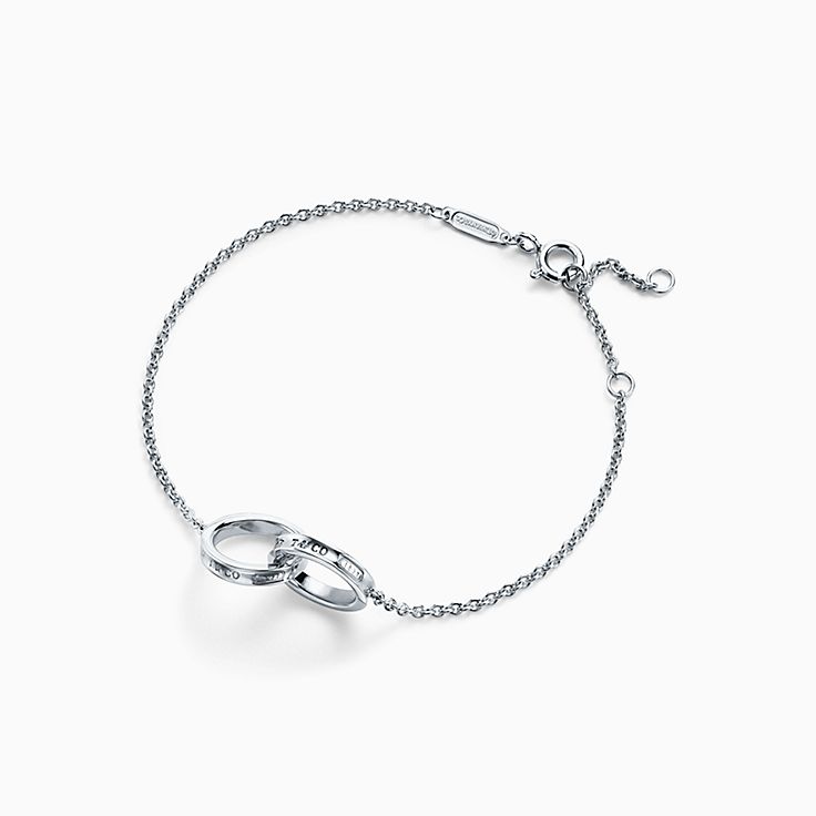 Tiffany 1837™:Brazalete de círculos entrelazados con cadena