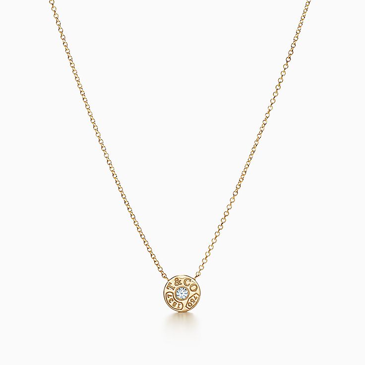 Tiffany and Co. 18K Yellow Gold Circle Chain Link Necklace at 1stDibs | gold  circle necklace tiffany, tiffany gold chain link necklace, chain link necklace  tiffany