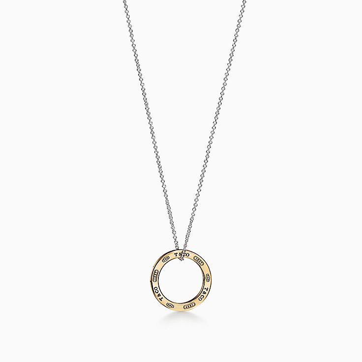 Elsa Peretti® Bottle open bottle pendant in sterling silver, medium. |  Tiffany & Co.
