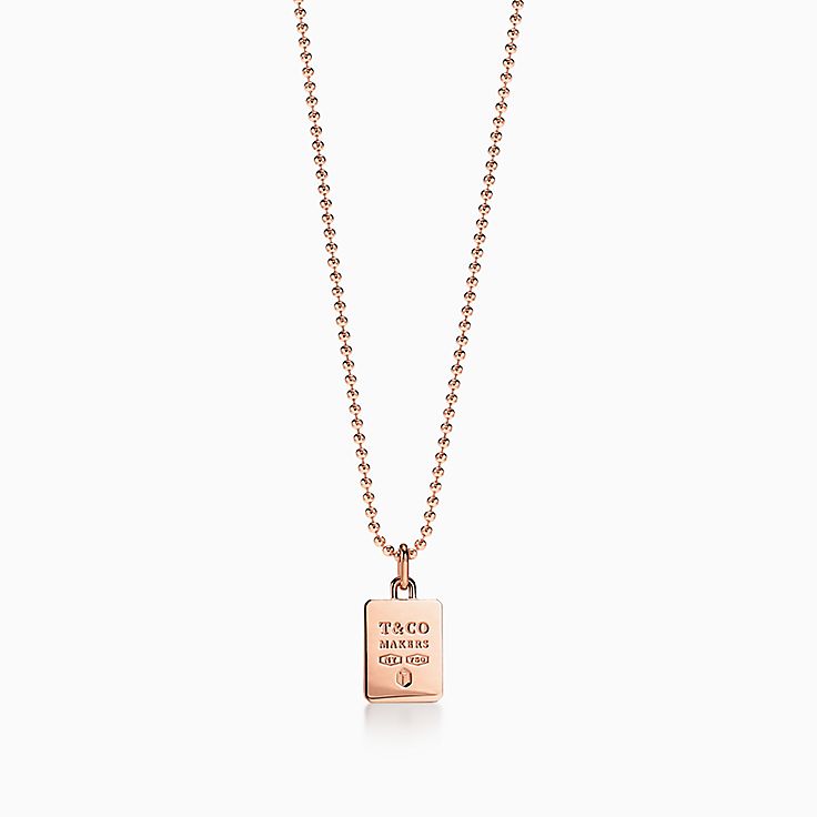Collares y colgantes de Oro Rosa para hombre | Tiffany \u0026 Co.