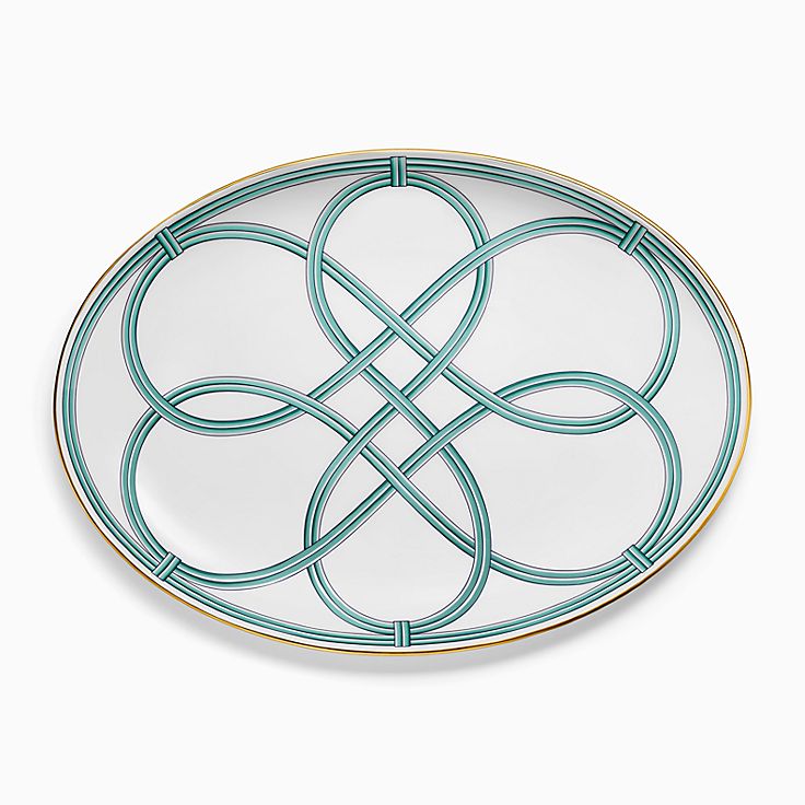 Tiffany Blue Link:Large Serving Platter