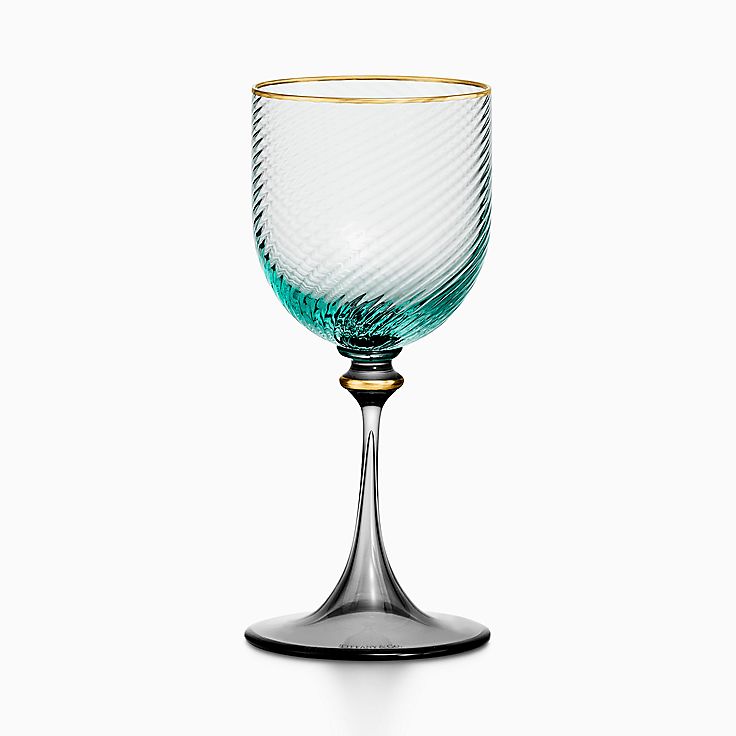 Tiffany Blue Link:Red Wine Glass