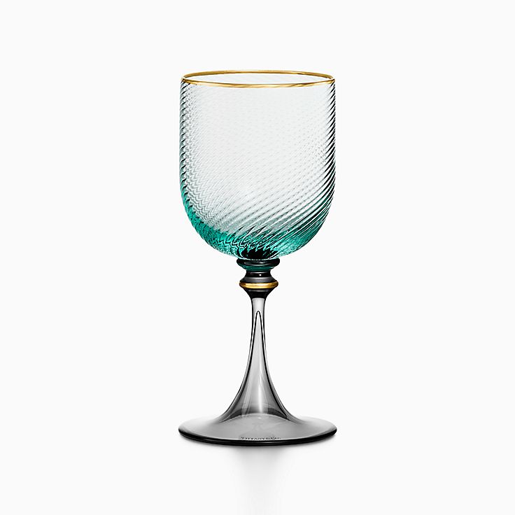 Tiffany Blue Link:White Wine Glass