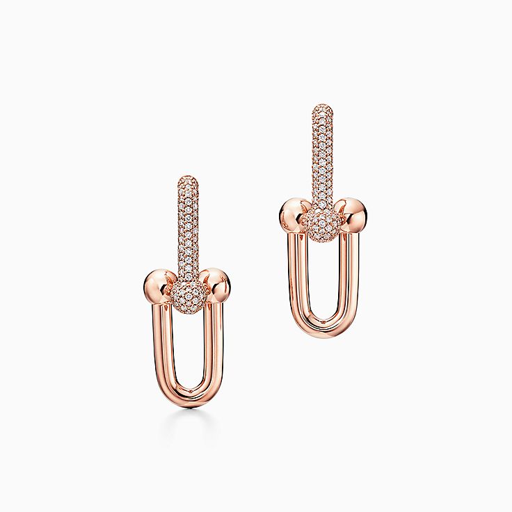 tiffany and co chain earrings