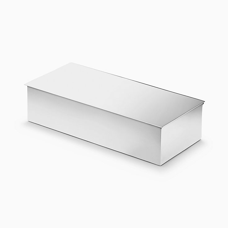 Tiffany Classic box in sterling silver with cedar lining.