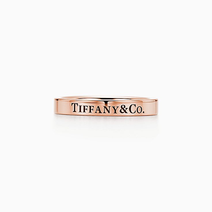 Tiffany True® Scarf Ring in Rose Gold-plated Metal