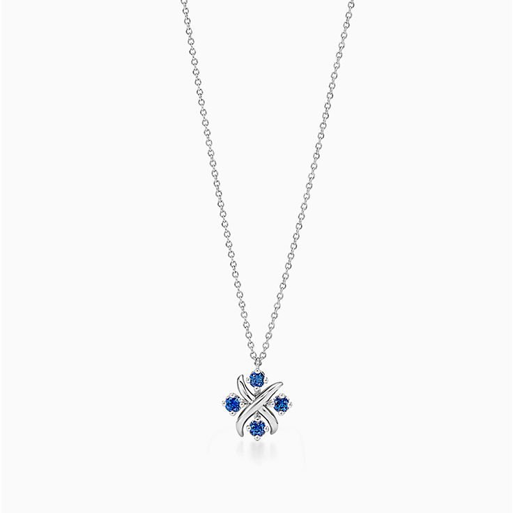 sapphire necklace tiffany