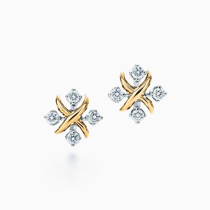 Gold Stud Earrings | Tiffany & Co.