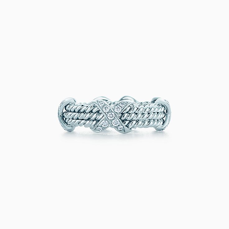 tiffany and co white gold ring